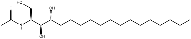 N-乙酰基植物鞘氨醇 结构式