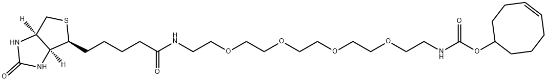 生物素-PEG4-TCO 结构式