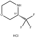 (S)-3-(三氟甲基)吗啉盐酸盐 结构式