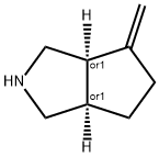 Cyclopenta[c]pyrrole, octahydro-4-methylene-, (3aR,6aR)-rel- 结构式