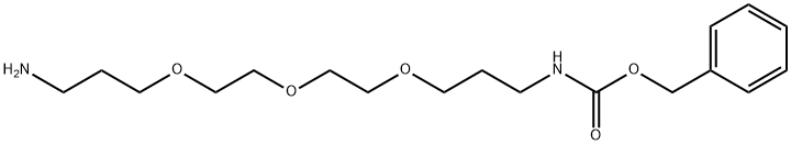 N-Cbz-4,7,10-trioxa-1,13-tridecanediamine 结构式