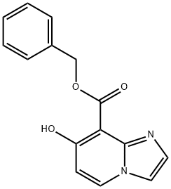 7-羟基咪唑并[1,2-A]吡啶-8-羧酸苄酯 结构式