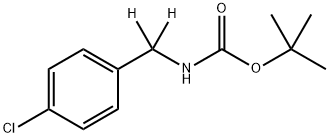 Dideutero Tert-Butyl 4-Chlorobenzylcarbamate 结构式