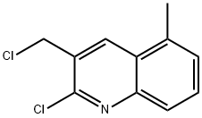 Quinoline, 2-chloro-3-(chloromethyl)-5-methyl- 结构式