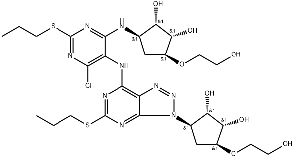 替格瑞洛杂质46 结构式