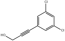 2-Propyn-1-ol, 3-(3,5-dichlorophenyl)- 结构式