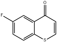 6-氟-4H-硫代色烯-4-酮 结构式