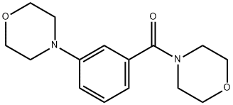 Methanone, 4-morpholinyl[3-(4-morpholinyl)phenyl]- 结构式