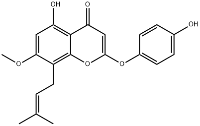 7-O-Methylepimedonin G 结构式