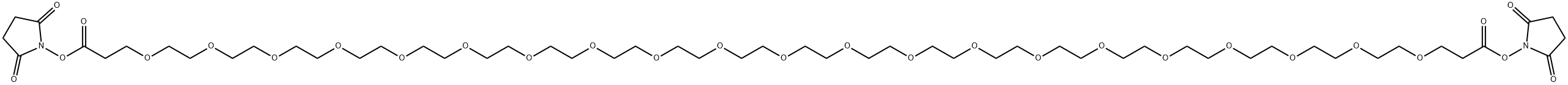 BIS-PEG21-NHS ESTER;≥98% 结构式