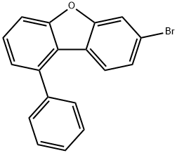 7-溴-1-苯基二苯并呋喃 结构式