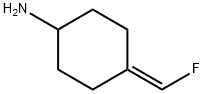 4-(FLUOROMETHYLIDENE)CYCLOHEXAN-1-AMINE 结构式