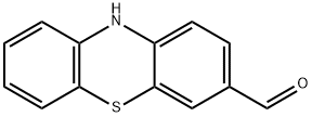 10H-吩噻嗪-3-甲醛 结构式