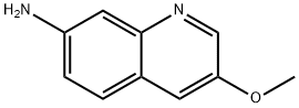 3-甲氧基喹啉-7-胺 结构式