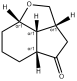 Cyclopenta[cd]benzofuran-4(2H)-one, octahydro-, (2aR,4aR,7aS,7bR)-rel- 结构式