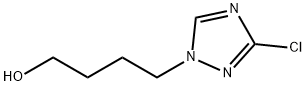 4-(3-chloro-1H-1,2,4-triazol-1-yl)butan-1-ol 结构式