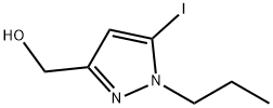 (5-iodo-1-propyl-1H-pyrazol-3-yl)methanol 结构式