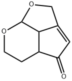 2H-1,7-Dioxacyclopent[cd]inden-4(4aH)-one, 5,6,7a,7b-tetrahydro- 结构式