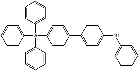 N-苯基-4'-(三苯基硅基)-[1,1'-联苯]-4-胺 结构式