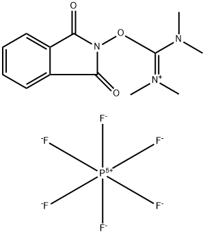 2-(1,3-二氧代异吲哚啉-2-基)-1,1,3,3-四甲基异脲鎓六氟磷酸盐(V) 结构式