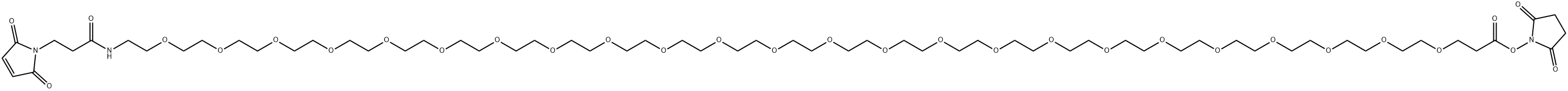 MAL-PEG24-NHS ESTER;≥98% 结构式