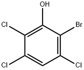 2,3,5-三氯-6-溴苯酚 结构式