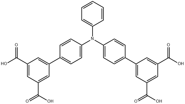 4',4'''-(phenylazanediyl)bis(([1,1'-biphenyl]-3,5-dicarboxylic acid)) 结构式