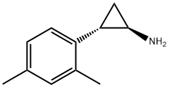 trans-2-(2，4-dimethylphenyl)cyclopropan-1-amine hydrochloride 结构式