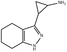 2-(4,5,6,7-四氢-1H-吲唑-3-基)环丙烷-1-胺 结构式