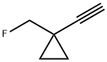 1-乙炔基-1-(氟甲基)环丙烷 结构式