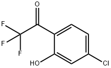 1-(4-氯-2-羟基-苯基)-2,2,2-三氟乙酮 结构式