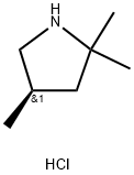 (R)-2,2,4-三甲基吡咯烷(盐酸盐) 结构式