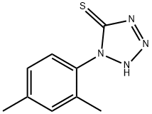 1-(2,4-二甲基苯基)-1H-1,2,3,4-四唑-5-硫醇 结构式