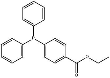 p-(Ethoxycarbonyl)phenyldiphenylphosphine 结构式