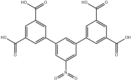 5'-nitro-[1,1':3',1''-terphenyl]-3,3'',5,5''-tetracarboxylic acid 结构式