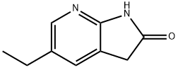 5-ethyl-1H-pyrrolo[2,3-b]pyridin-2(3H)-one 结构式