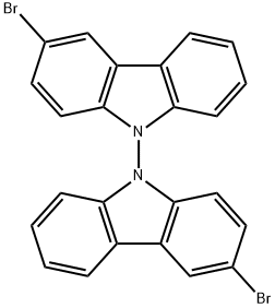 3,3'-dibromo-9,9'-bicarbazole 结构式