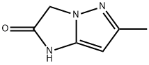 6-methyl-1H,2H,3H-pyrazolo[1,5-a]imidazol-2-one 结构式