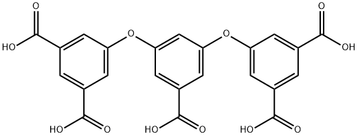 3,5-二(3,5-二羧基苯氧基)苯 结构式