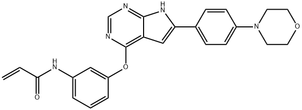 BTK inhibitor 10 结构式