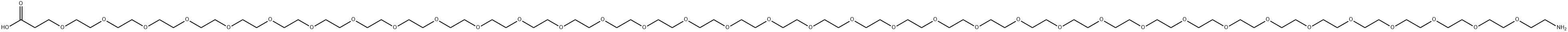 Amino-PEG24-acid 结构式