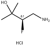 (R)-4-氨基-3-氟-2-甲基丁烷-2-醇盐酸 结构式