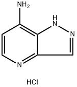 1H-吡唑并[4,3-B]吡啶-7-胺盐酸盐 结构式