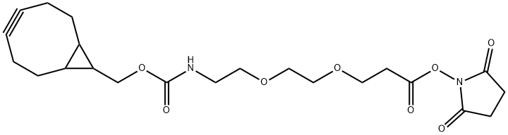 endo-BCN-PEG2-NHS ester 结构式