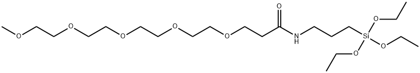 m-PEG5-triethoxysilane 结构式