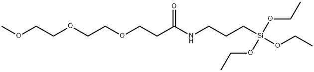 m-PEG3-triethoxysilane 结构式