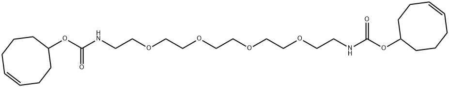 反式环辛烯-四聚乙二醇-反式环辛烯 结构式