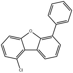 1-氯-6-苯基二苯并呋喃 结构式