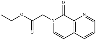 2-(8-氧代-1,7-萘啶-7(8H)-基)乙酸乙酯 结构式