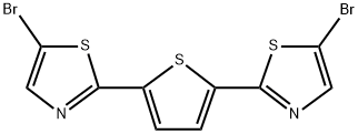 2,5-BIS(5-BROMOTHIAZOL-2-YL)THIOPHENE 结构式